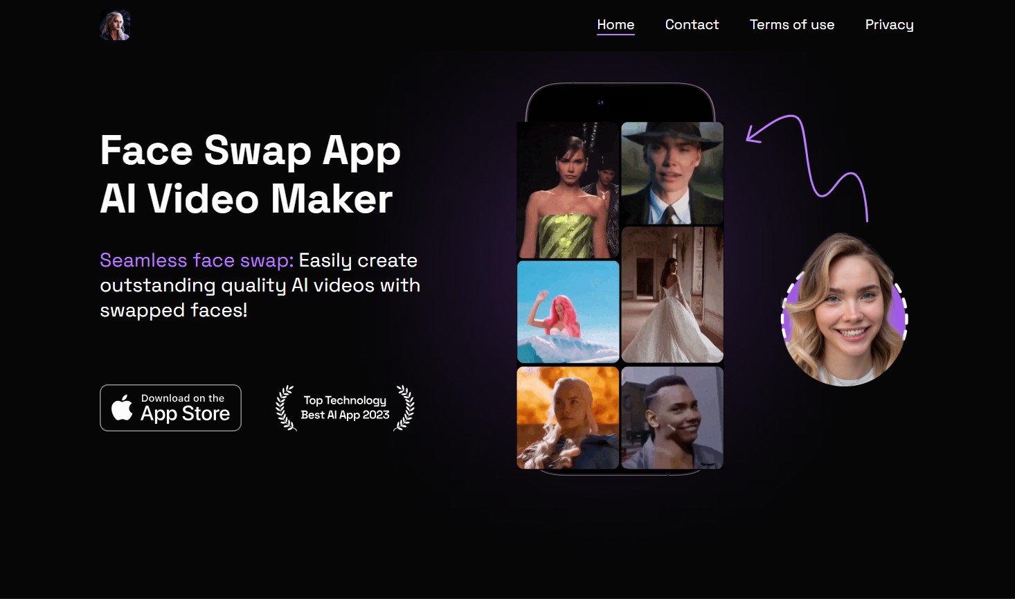 Face Swap App AI Video Maker